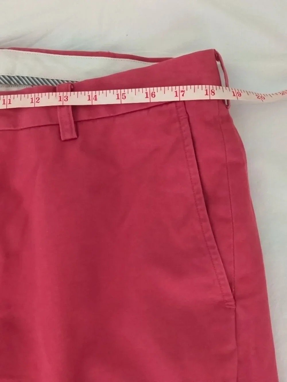 Polo Ralph Lauren Coral-pink stretch chino man's pants   Size 36/32